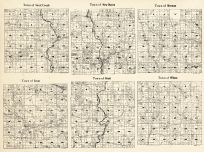Dunn County - Sand Creek, New Haven, Sherman, Lucas, Grant, Wilson, Wisconsin State Atlas 1930c